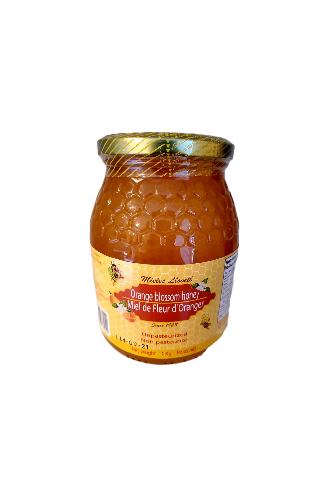 Raw Orange Blossom Honey (from Spain)